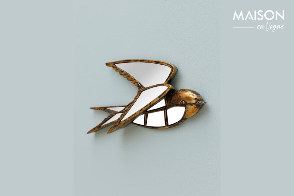 Discover timeless elegance for your home decor with this refined, minimalist swallow figurine