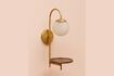 Miniature Gold wooden wall light Tablette 1