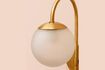 Miniature Gold wooden wall light Tablette 3