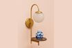 Miniature Gold wooden wall light Tablette 4