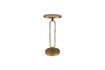 Miniature Golden aluminium side table Sandook 1