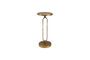 Miniature Golden aluminium side table Sandook Clipped