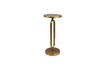 Miniature Golden aluminium side table Sandook 6