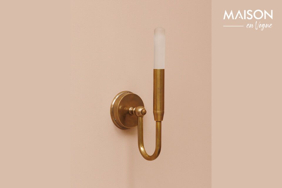 Golden brass wall light Chehoma