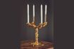 Miniature Golden Drip candleholder in recycled aluminum 1