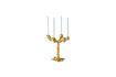 Miniature Golden Drip candleholder in recycled aluminum 7