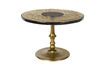 Miniature Golden glass coffee table Sue 1