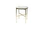 Miniature Golden glass side table Vidrio Clipped