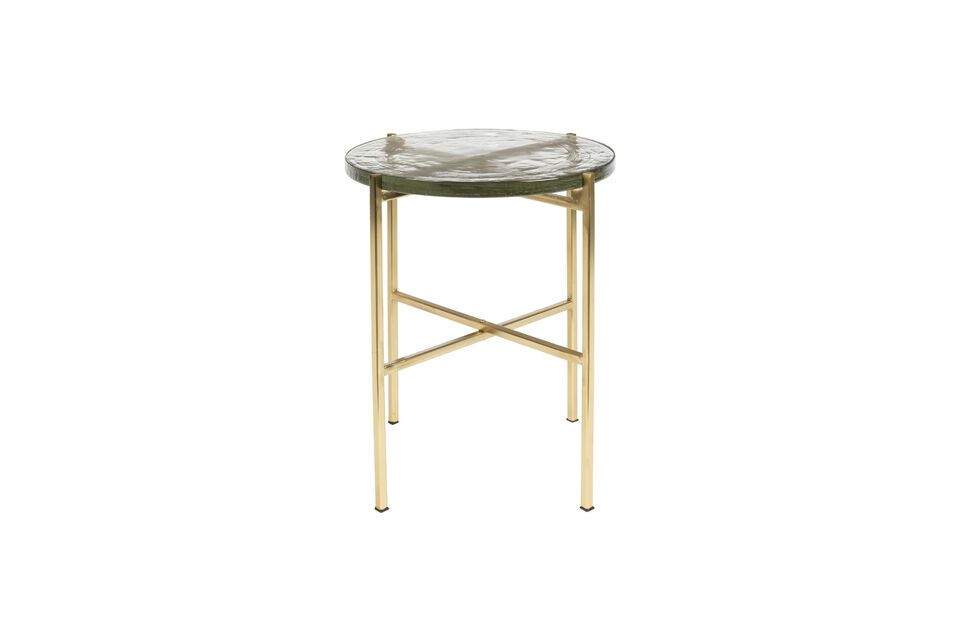 Golden glass side table Vidrio - 4