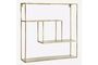 Miniature Golden iron shelf Quadratic Clipped