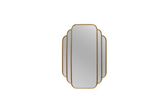 Golden metal mirror Clipped