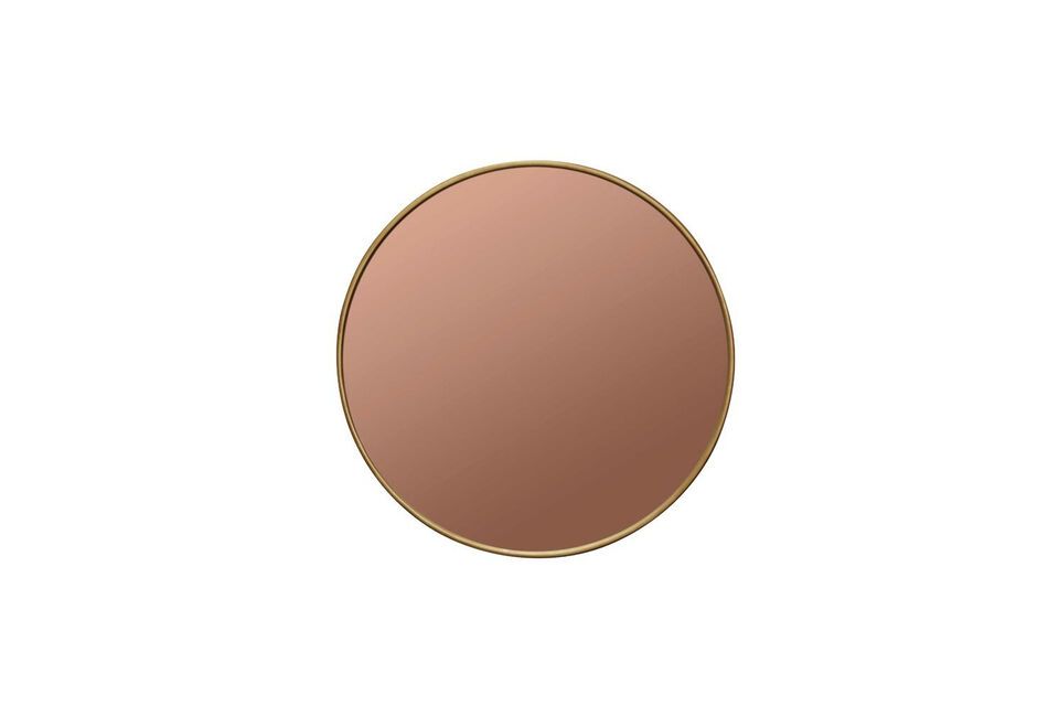 Golden metal mirror Gold Chehoma