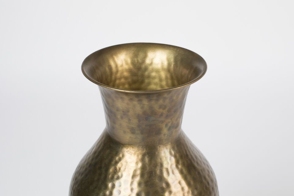 Golden steel vase 56 cm Dunja - 8