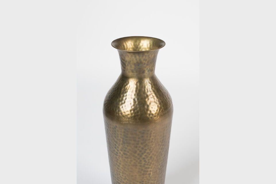 Golden steel vase 56 cm Dunja - 9