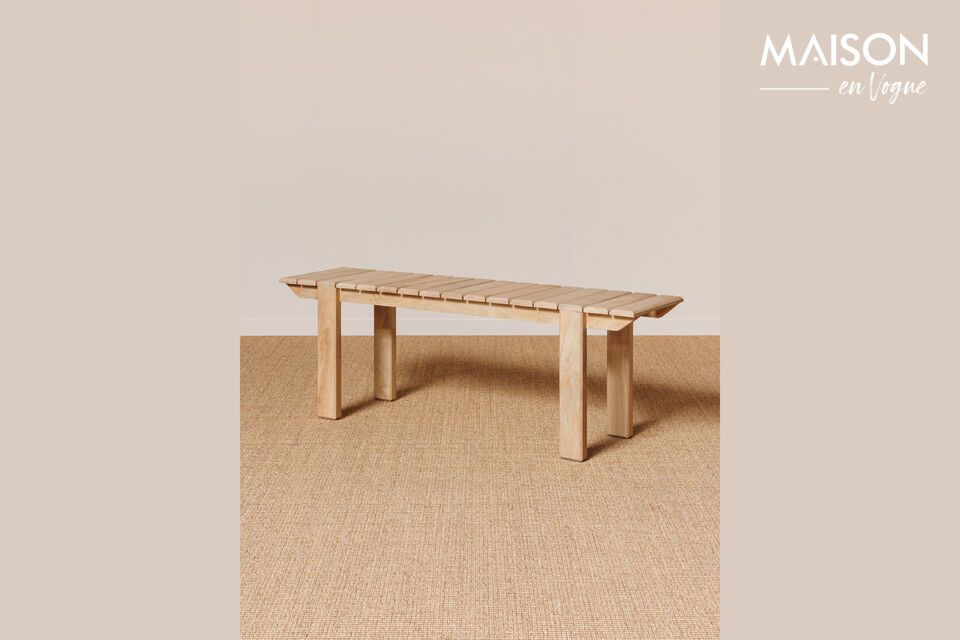 Granc bench in beige mango Verdon Chehoma