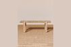 Miniature Granc bench in beige mango Verdon 2