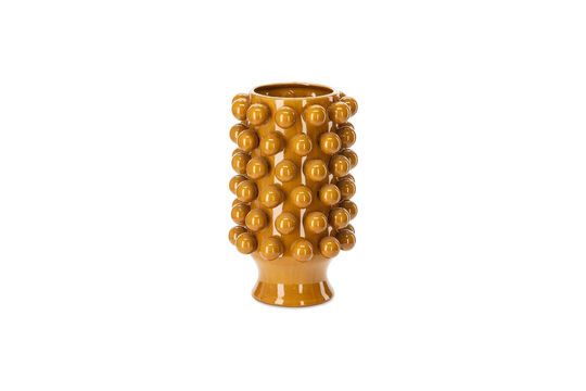 Grappa mustard ceramic vase Clipped