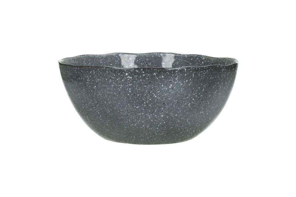 Gray stoneware salad bowl Porcelino D24 Pomax