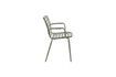 Miniature Green aluminium armchair Vondel 6