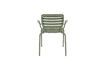 Miniature Green aluminium armchair Vondel 8