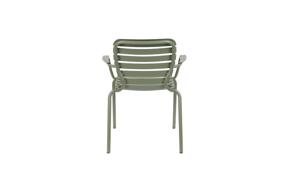 Green aluminium armchair Vondel - 6