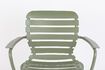 Miniature Green aluminium armchair Vondel 10