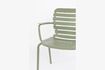 Miniature Green aluminium armchair Vondel 11