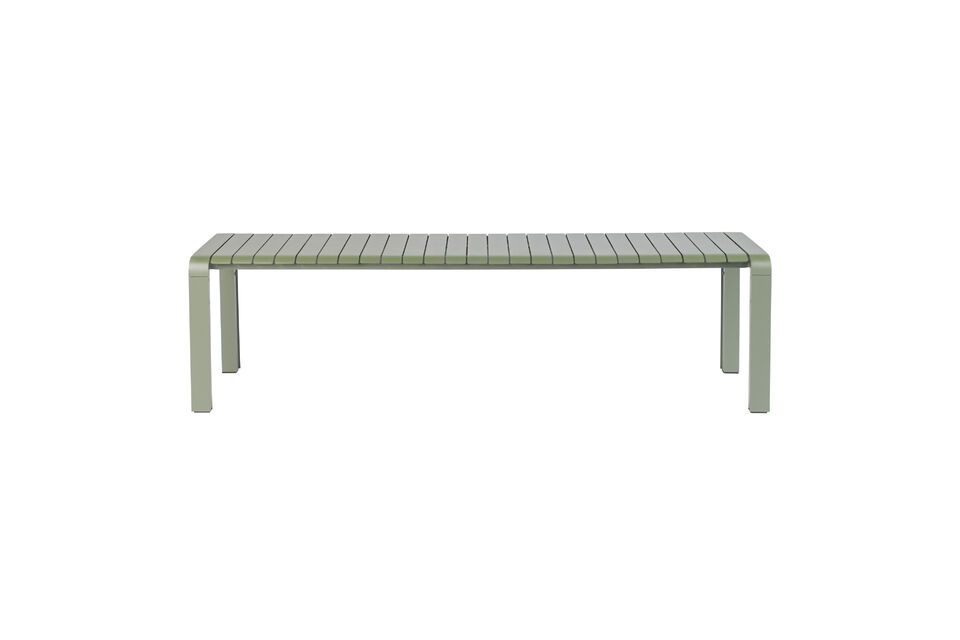 Green aluminium bench Vondel - 2