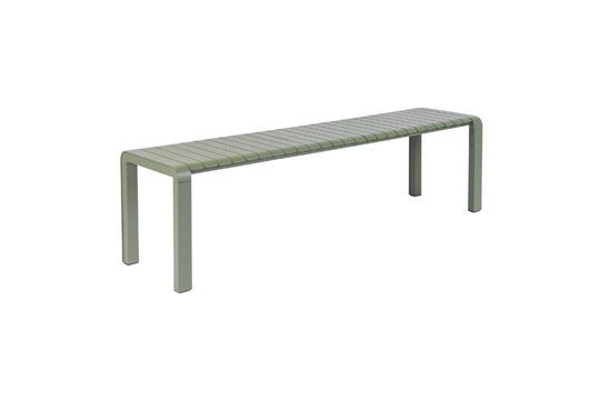 Green aluminium bench Vondel Clipped