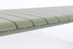 Miniature Green aluminium bench Vondel 8