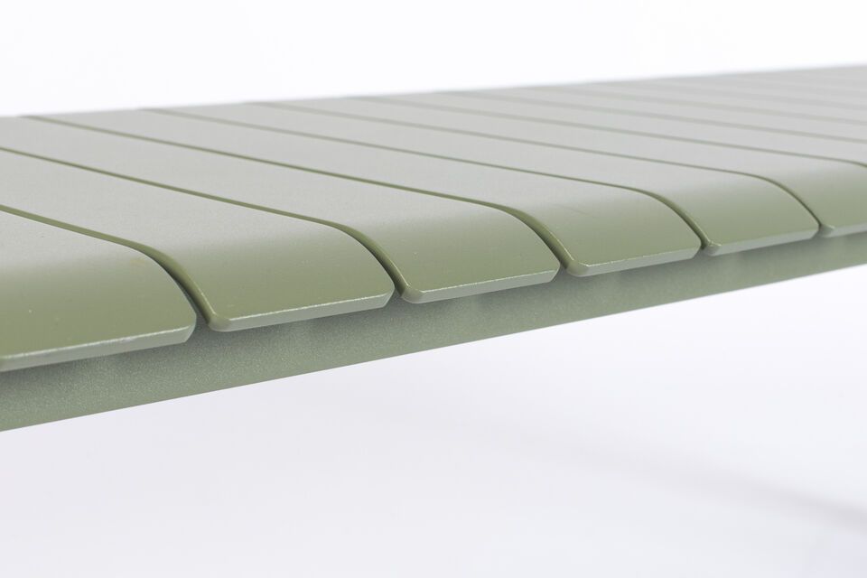 Green aluminium bench Vondel - 6