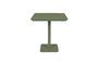 Miniature Green aluminium bistro table Vondel Clipped