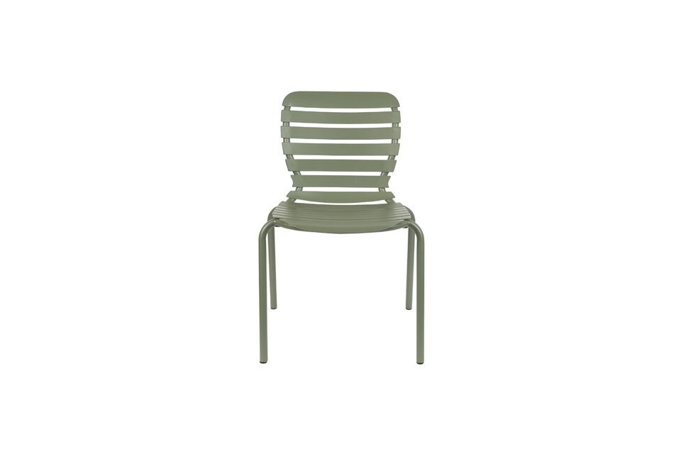 Green aluminium chair Vondel - 2