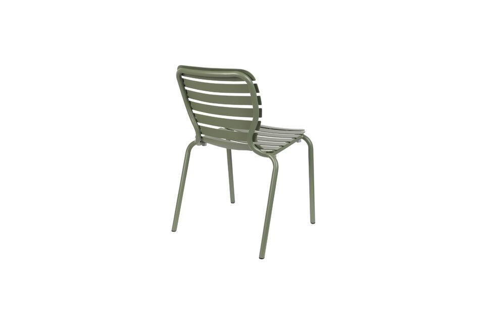 Green aluminium chair Vondel - 4