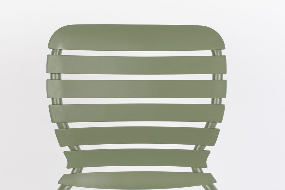 Green aluminium chair Vondel - 7