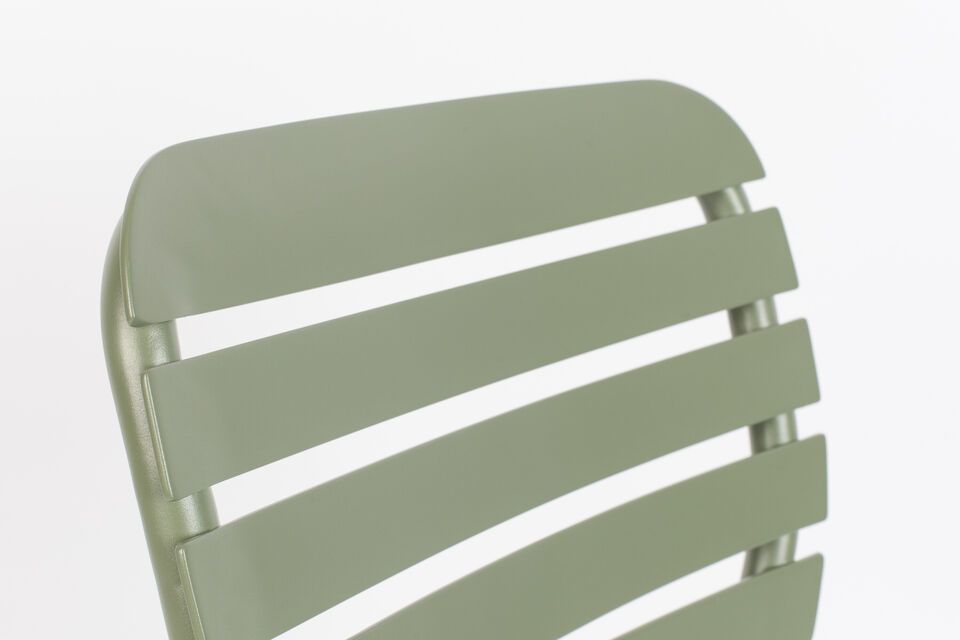 Green aluminium chair Vondel - 9