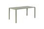 Miniature Green aluminium dining table Vondel Clipped