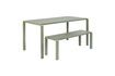 Miniature Green aluminium dining table Vondel 4