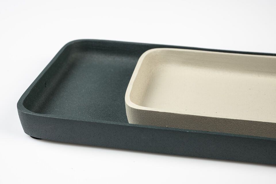 Green aluminium tray Rebel - 7