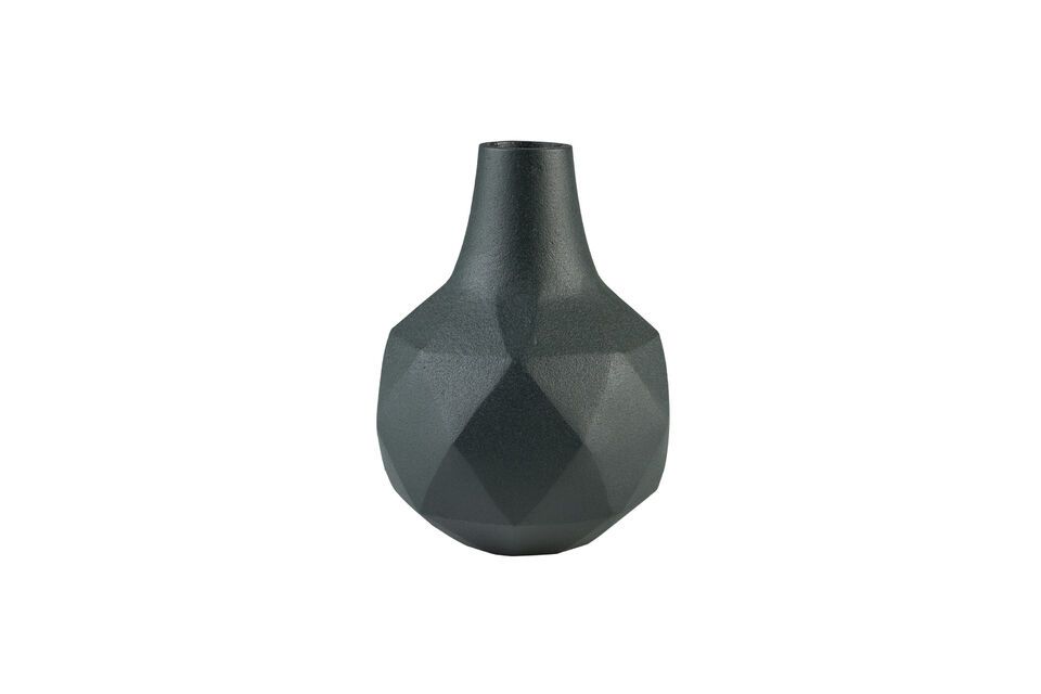 Green aluminium vase 16 cm Bloom Zuiver