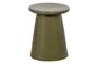 Miniature Green ceramic stool Button Clipped