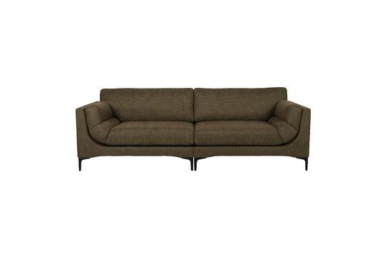 Green fabric 3-seater sofa Balcony Clipped