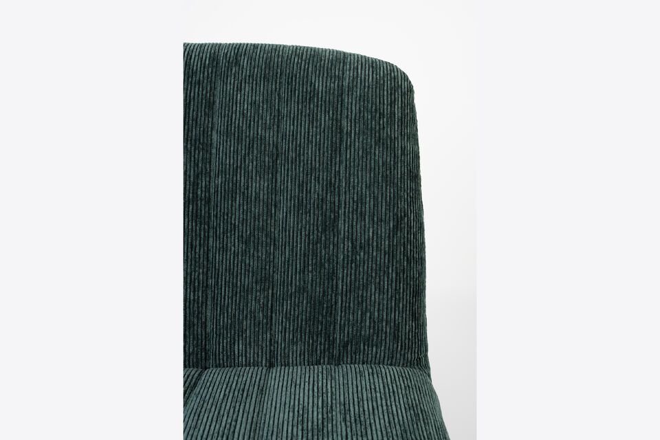 Green fabric armchair Belmond - 12