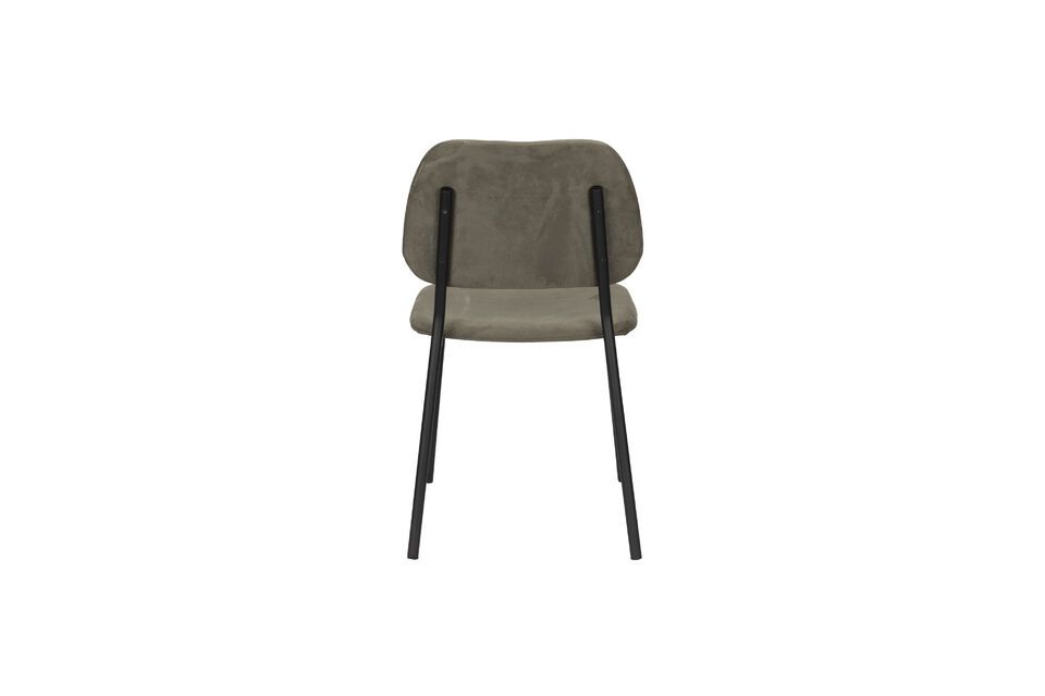 Green fabric armchair Darby - 4