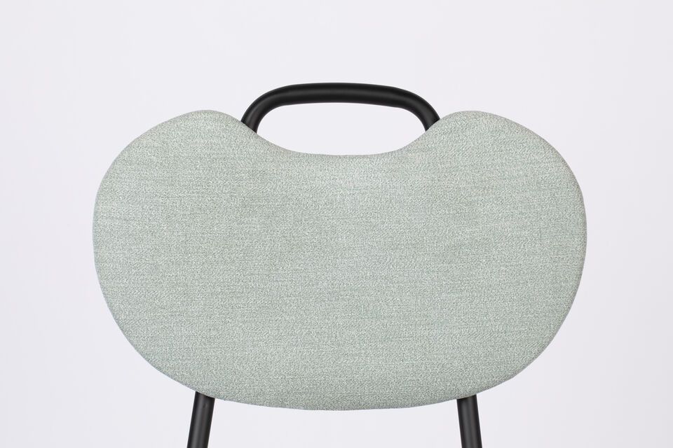 Green fabric chair Aspen - 8