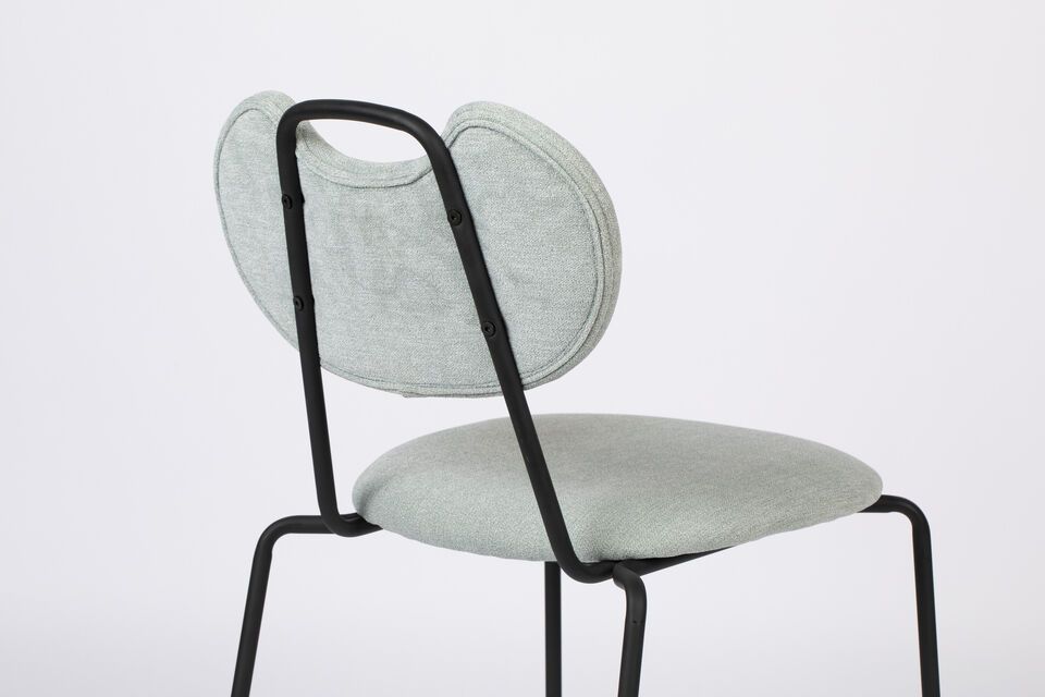 Green fabric chair Aspen - 9