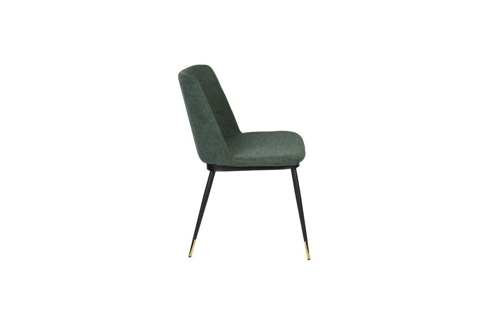 Green fabric chair Lionel - 3