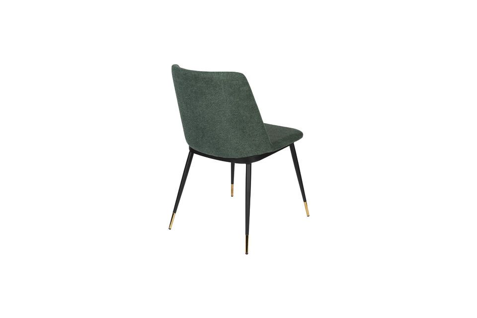 Green fabric chair Lionel - 4