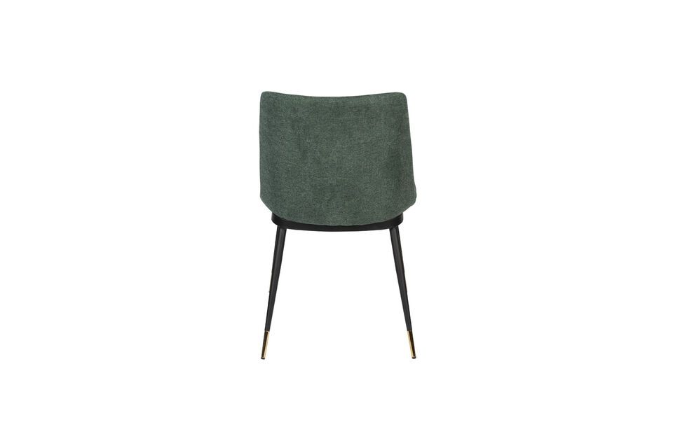 Green fabric chair Lionel - 5