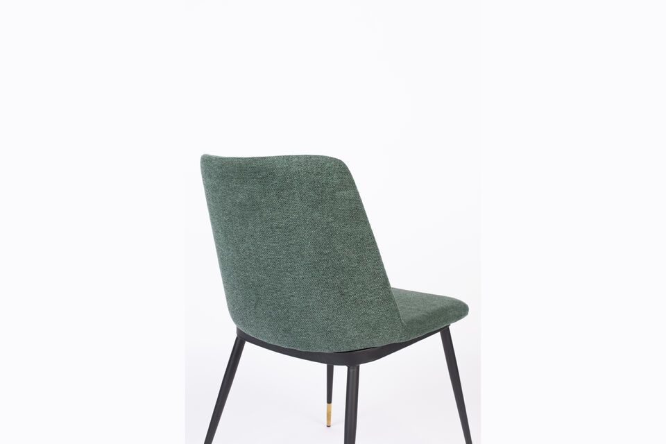 Green fabric chair Lionel - 8